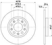 chrysler Remschijf 8DD355133721