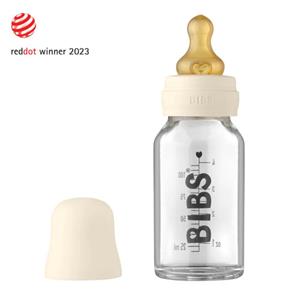 BIBS Babyflasche Complete Set 110 ml, Ivory