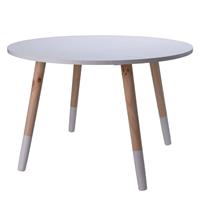 H&S Collection Kindertafel 60x41 Cm Wit