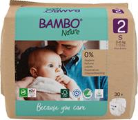 Bambo Nature Windeln - Mini - Größe 2 - Packung mit 30 Windeln