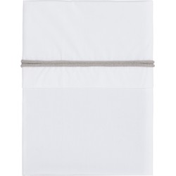 Baby's Only Ledikantlaken Wit / Urban Taupe 120 x 150 cm