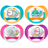 Philips Avent Ultra Air - Fopspeen Animals - 6/18 maanden - 2 stuks - SCF080/12