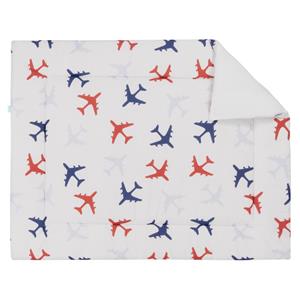 Bink Bedding Planes Boxkleed Blauw 80 x 100 cm