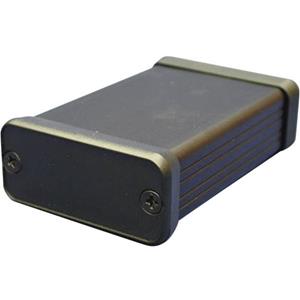Hammond Electronics 1455K1601BK Profielbehuizing 162 x 78 x 43 Aluminium Zwart 1 stuk(s)