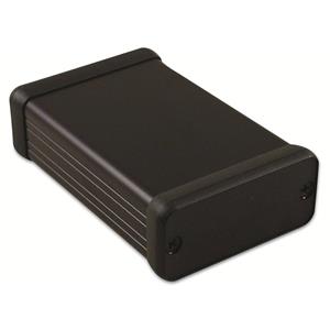 Hammond Electronics 1455C802BK Profielbehuizing 80 x 54 x 23 Aluminium Zwart 1 stuk(s)
