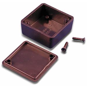 Hammond Electronics 1551PBK Euro-behuizing 40 x 40 x 20 ABS Zwart 1 stuk(s)