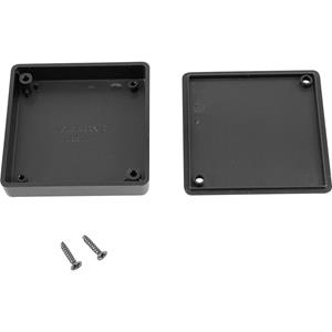 hammondelectronics Hammond Electronics 1551TTBK Universele behuizing 60 x 60 x 15 ABS Zwart 1 stuk(s)
