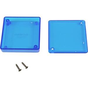 hammondelectronics Hammond Electronics 1551TTTBU Universele behuizing 60 x 60 x 15 ABS Blauw (transparant) 1 stuk(s)
