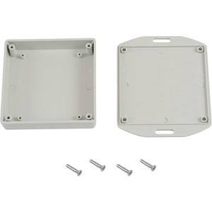 Hammond Electronics 1551XFLGY Universele behuizing 80 x 80 x 20 ABS Grijs 1 stuk(s)