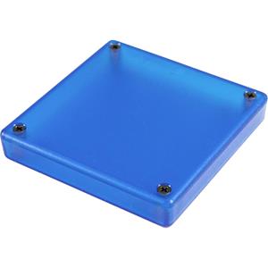 hammondelectronics Hammond Electronics 1551XXTBU Universele behuizing 80 x 80 x 15 ABS Blauw (transparant) 1 stuk(s)