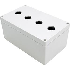 Hammond Electronics 1554MPB4 Universele behuizing 200 x 120 x 90 Polycarbonaat Grijs 1 stuk(s)