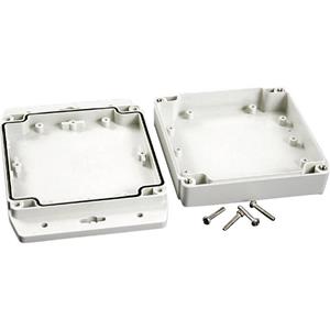 hammondelectronics Hammond Electronics 1555N2F17GY Universele behuizing 120 x 120 x 37.2 Polycarbonaat Lichtgrijs 1 stuk(s)