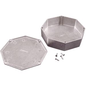 Hammond Electronics 1590STPCGR Universele behuizing 132.78 x 132.78 x 39.2 Aluminium spuitgietwerk Groen 1 stuk(s)