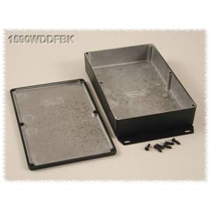 Hammond Electronics 1590WDDFBK Universele behuizing 187.5 x 119.5 x 37 Aluminium Zwart 1 stuk(s)