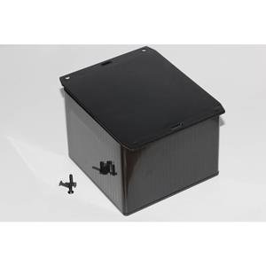 Hammond Electronics 1591VF2BK Universele behuizing 120 x 120 x 94 ABS Zwart 1 stuk(s)