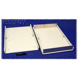Hammond Electronics 1598FGY Instrumentbehuizing 250 x 160 x 40 ABS Grijs 1 stuk(s)
