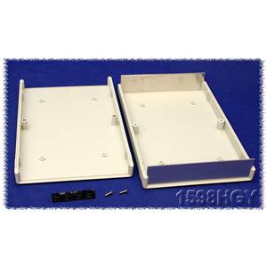 hammondelectronics Hammond Electronics 1598HGY Instrumentbehuizing 280 x 200 x 40 ABS Grijs 1 stuk(s)