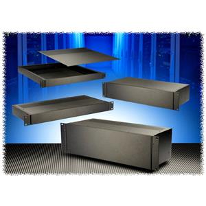 hammondelectronics Hammond Electronics RM2U1908VBK Universele behuizing 203 x 421 x 89 Aluminium Zwart 1 stuk(s)