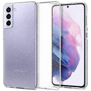 Spigen Liquid Crystal Glitter Samsung Galaxy S21 FE 5G Cover - Doorzichtig