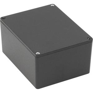 Hammond Electronics 1590PPBK Universele behuizing 121 x 95 x 61 Aluminium Zwart 1 stuk(s)