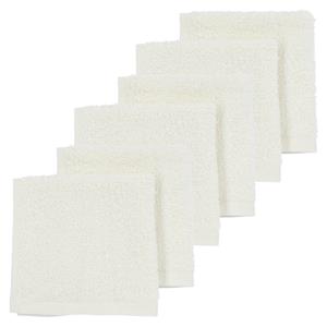 Meyco Spuugdoek 6-Pack Basic Badstof - 30x30 cm. - OffWhite