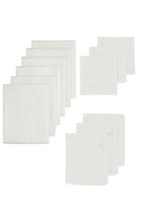 Meyco Mousseline Starter Set Basic Pak van 12 Uni Off white