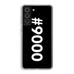 CaseCompany 9000: Samsung Galaxy S21 FE Transparant Hoesje