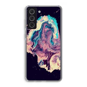 CaseCompany Cosmic Silence: Samsung Galaxy S21 FE Transparant Hoesje