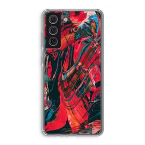 CaseCompany Endless Descent: Samsung Galaxy S21 FE Transparant Hoesje