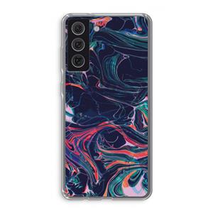 CaseCompany Light Years Beyond: Samsung Galaxy S21 FE Transparant Hoesje