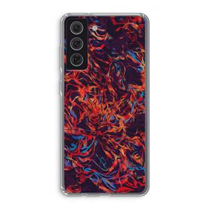 CaseCompany Lucifer: Samsung Galaxy S21 FE Transparant Hoesje