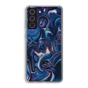CaseCompany Mirrored Mirage: Samsung Galaxy S21 FE Transparant Hoesje