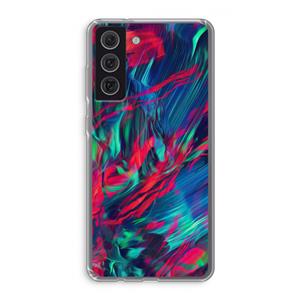 CaseCompany Pilgrims Of The Sea: Samsung Galaxy S21 FE Transparant Hoesje