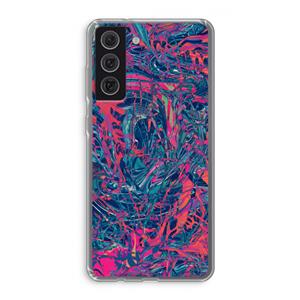 CaseCompany Sleeping Dreams: Samsung Galaxy S21 FE Transparant Hoesje