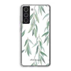 CaseCompany Branch up your life: Samsung Galaxy S21 FE Transparant Hoesje