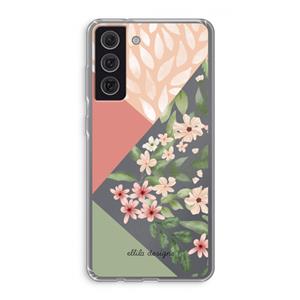 CaseCompany Sweet heaven geometrics: Samsung Galaxy S21 FE Transparant Hoesje