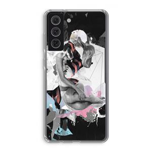 CaseCompany Camouflage de sommeil: Samsung Galaxy S21 FE Transparant Hoesje