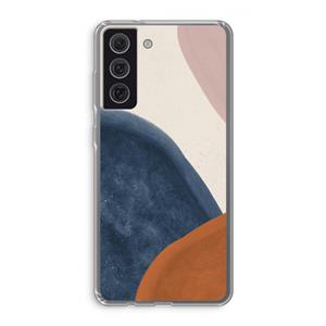 CaseCompany Geo #1: Samsung Galaxy S21 FE Transparant Hoesje