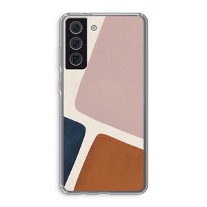 CaseCompany Geo #2: Samsung Galaxy S21 FE Transparant Hoesje