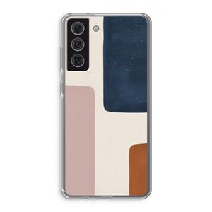 CaseCompany Geo #5: Samsung Galaxy S21 FE Transparant Hoesje