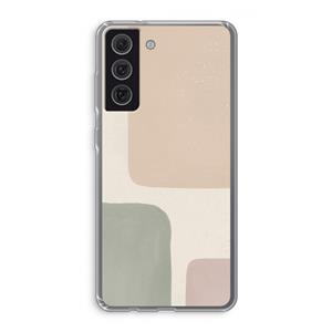 CaseCompany Geo #7: Samsung Galaxy S21 FE Transparant Hoesje