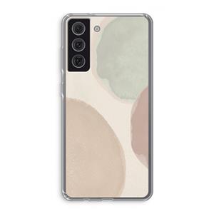 CaseCompany Geo #8: Samsung Galaxy S21 FE Transparant Hoesje