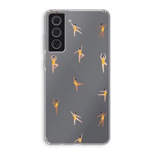CaseCompany Dans #2: Samsung Galaxy S21 FE Transparant Hoesje