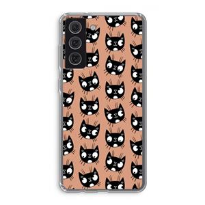 CaseCompany Kat: Samsung Galaxy S21 FE Transparant Hoesje