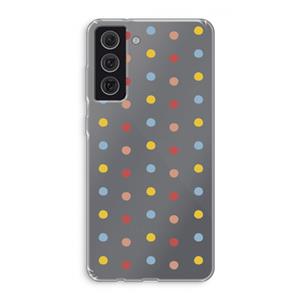 CaseCompany Bollen: Samsung Galaxy S21 FE Transparant Hoesje