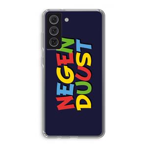 CaseCompany 90's One: Samsung Galaxy S21 FE Transparant Hoesje