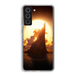 CaseCompany Children of the Sun: Samsung Galaxy S21 FE Transparant Hoesje