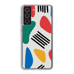 CaseCompany Illustratieve pop 1: Samsung Galaxy S21 FE Transparant Hoesje