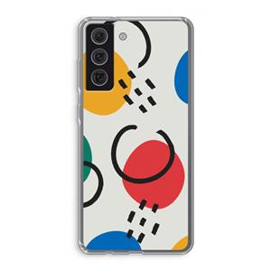 CaseCompany Illustratieve pop 3: Samsung Galaxy S21 FE Transparant Hoesje