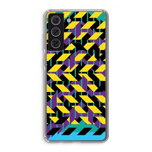 CaseCompany Skew Bee 3: Samsung Galaxy S21 FE Transparant Hoesje